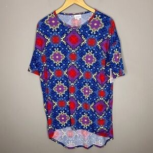 NWT Lularoe Irma abstract oversized tshirt